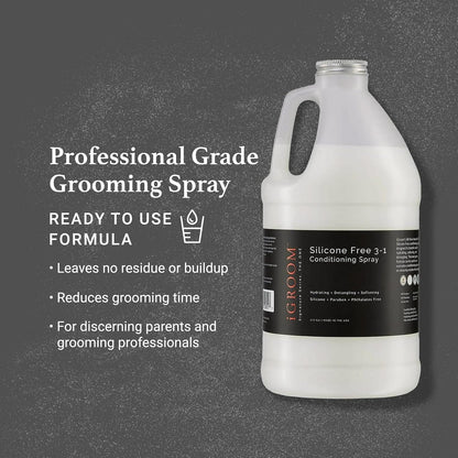 iGroom professional evergreen scented grooming spray for dog coat maintenance