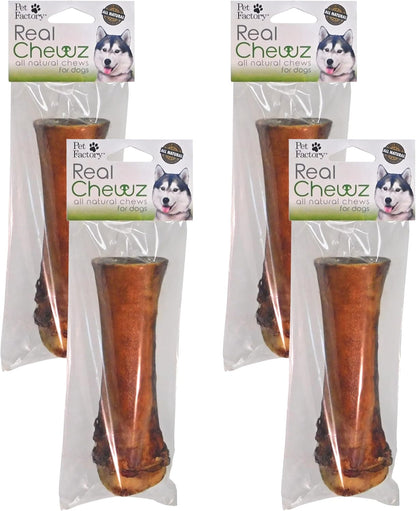 Pet Factory American Beefhide 4-5" Knotted Bones Dog Chew Treats - Natural Flavor, 8 Count/1 Pack - Image 13