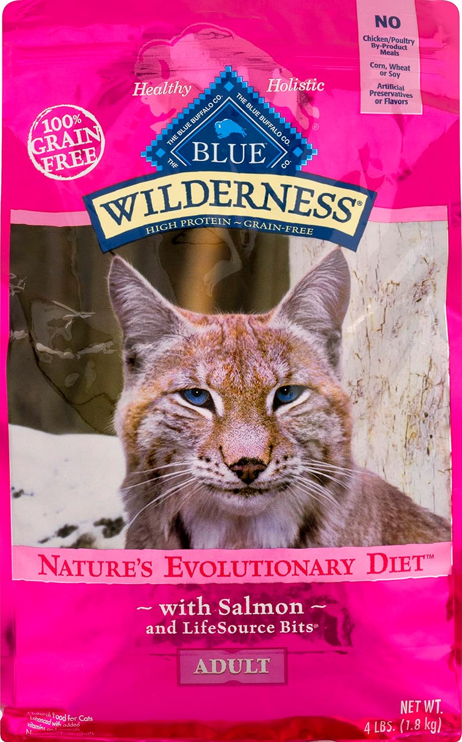 Blue Buffalo Wilderness with Chicken Natural High-Protein Grain-Free Dry Food for Adult Cats, Real Chicken First, Antioxidant-Rich LifeSource Bits Support Immunity, Promotes Strong Muscles, 9.5 lbs. - Image 14