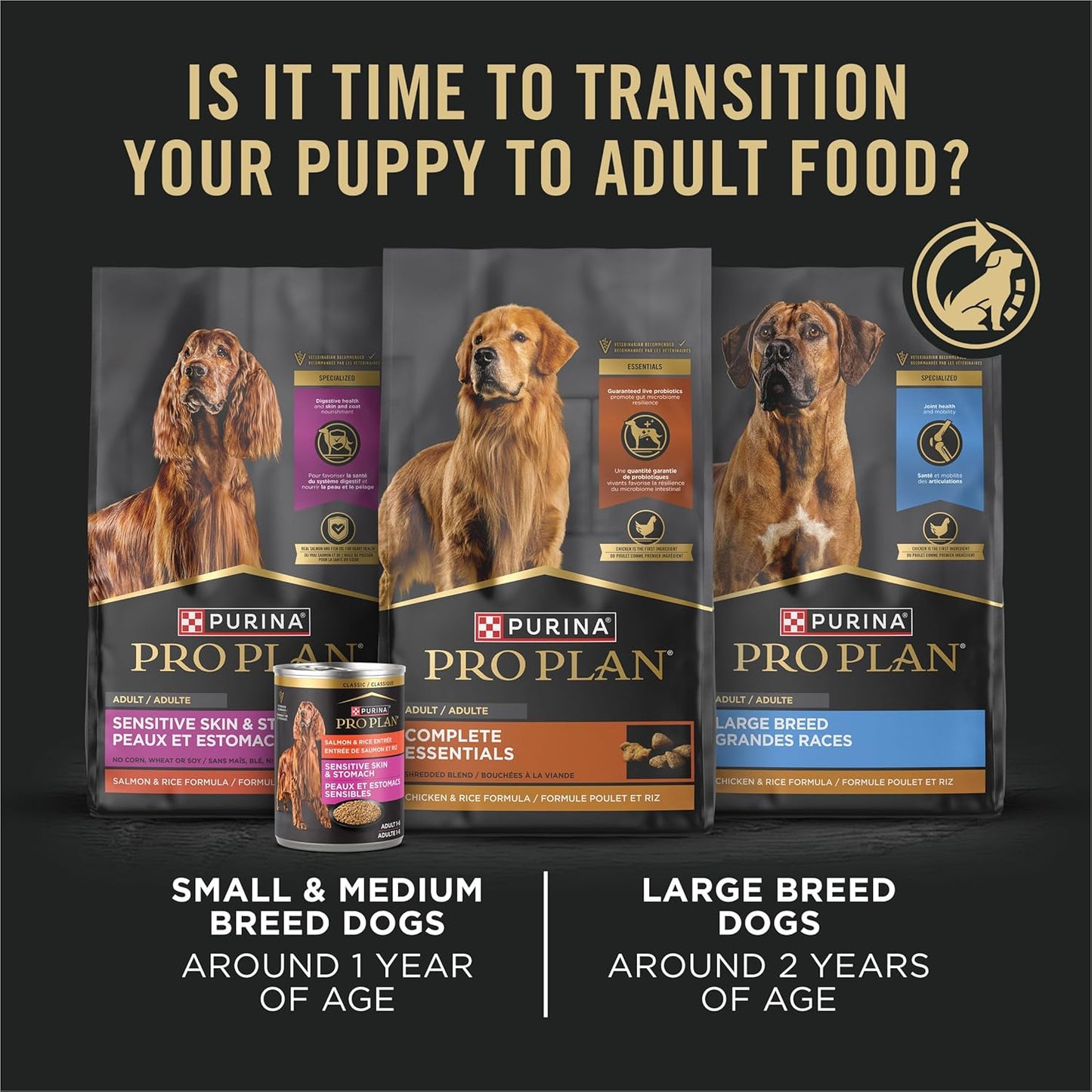 Purina Pro Plan Wet Puppy Food Pate, Wet Food Classic Chicken and Rice Entre - (Pack of 12) 13 oz. Cans - Image 9