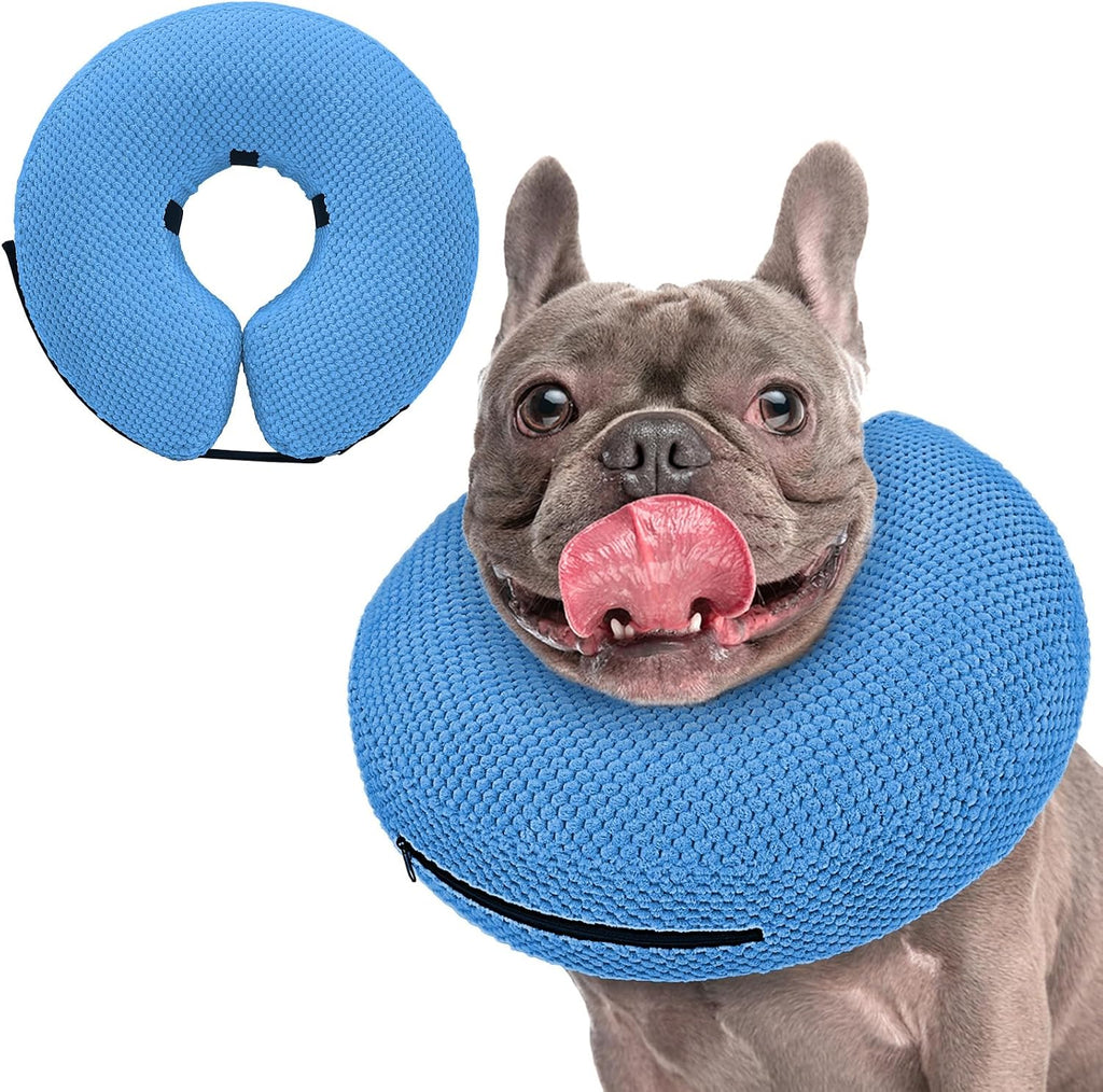 Supet Inflatable Dog Cone Collar for Dogs to Stop Licking, Dog Donut Collar After Surgery, Soft Pet Cone for Small Medium Large Dogs - Image 10