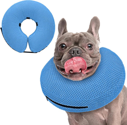 Supet Inflatable Dog Cone Collar for Dogs to Stop Licking, Dog Donut Collar After Surgery, Soft Pet Cone for Small Medium Large Dogs - Image 10