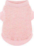 Paiaite pink stretchable dog shirt front view