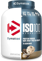 Dymatize ISO100 Whey Protein Powder Isolate, Strawberry, 25g of Protein, 5.5g BCAAs, Less Than 120 Cal., Gluten Free, 1g Fat, 1g Sugar, 2g Carb (20 Servings) - Image 14