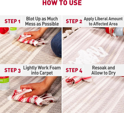 Nature's Miracle citrus scent cat stain remover packaging display.