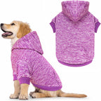 Dog Sweaters for Large Dogs Dog Hoodie Fleece Sweater Soft Clothes Sweatshirt with Pocket Hoodie for Large Dogs(Black&XXL) - Image 14