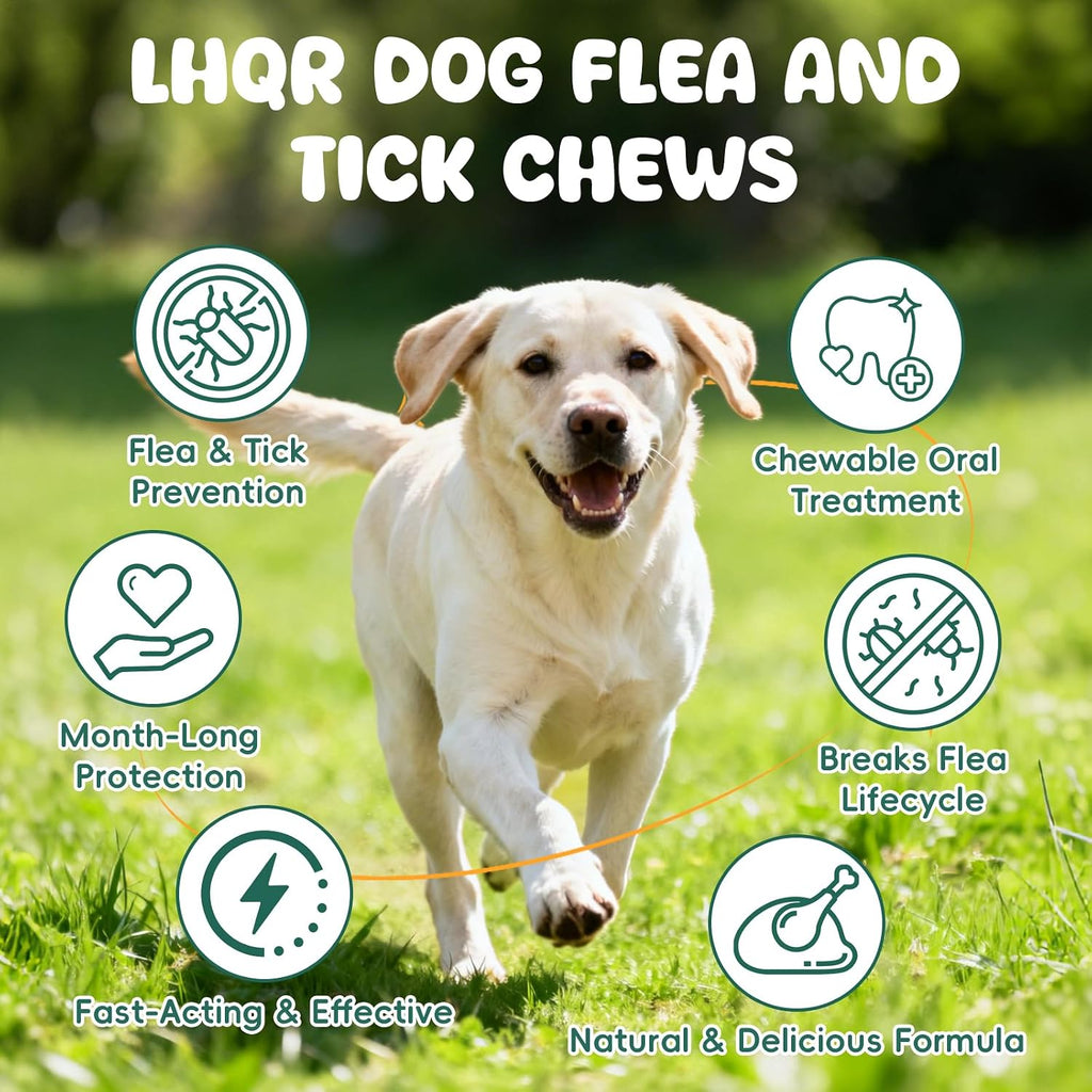 LHQR imported pet wellness oral pest preventative for puppies and adult dogs