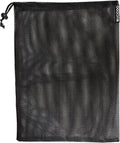 Giantree mesh drawstring bag 2 pack front view showcasing heavy duty black polyester material for pond pump protection.
