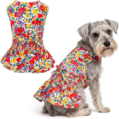 Parisian Pet Hawaiian Dog Dress packaging presentation of the imported summer pet apparel
