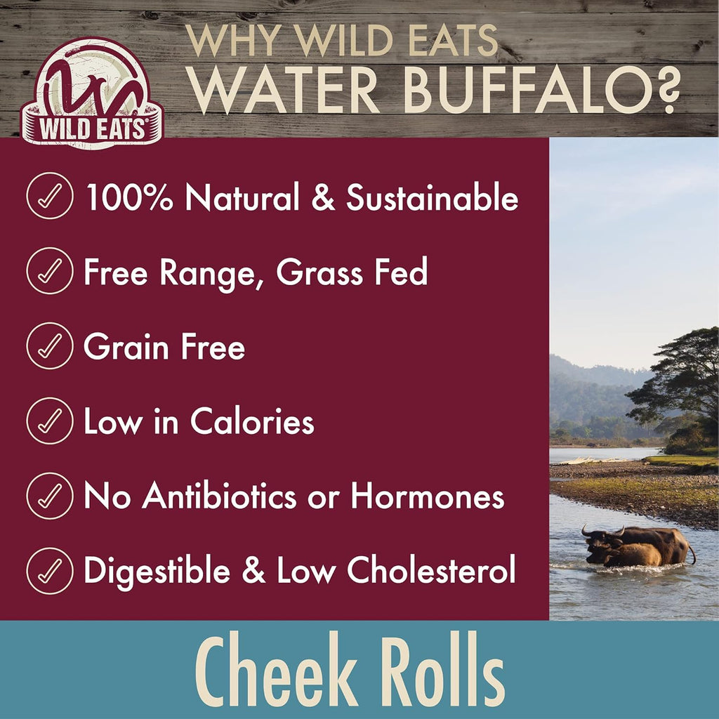 High protein low fat water buffalo retriever style rolls for dogs