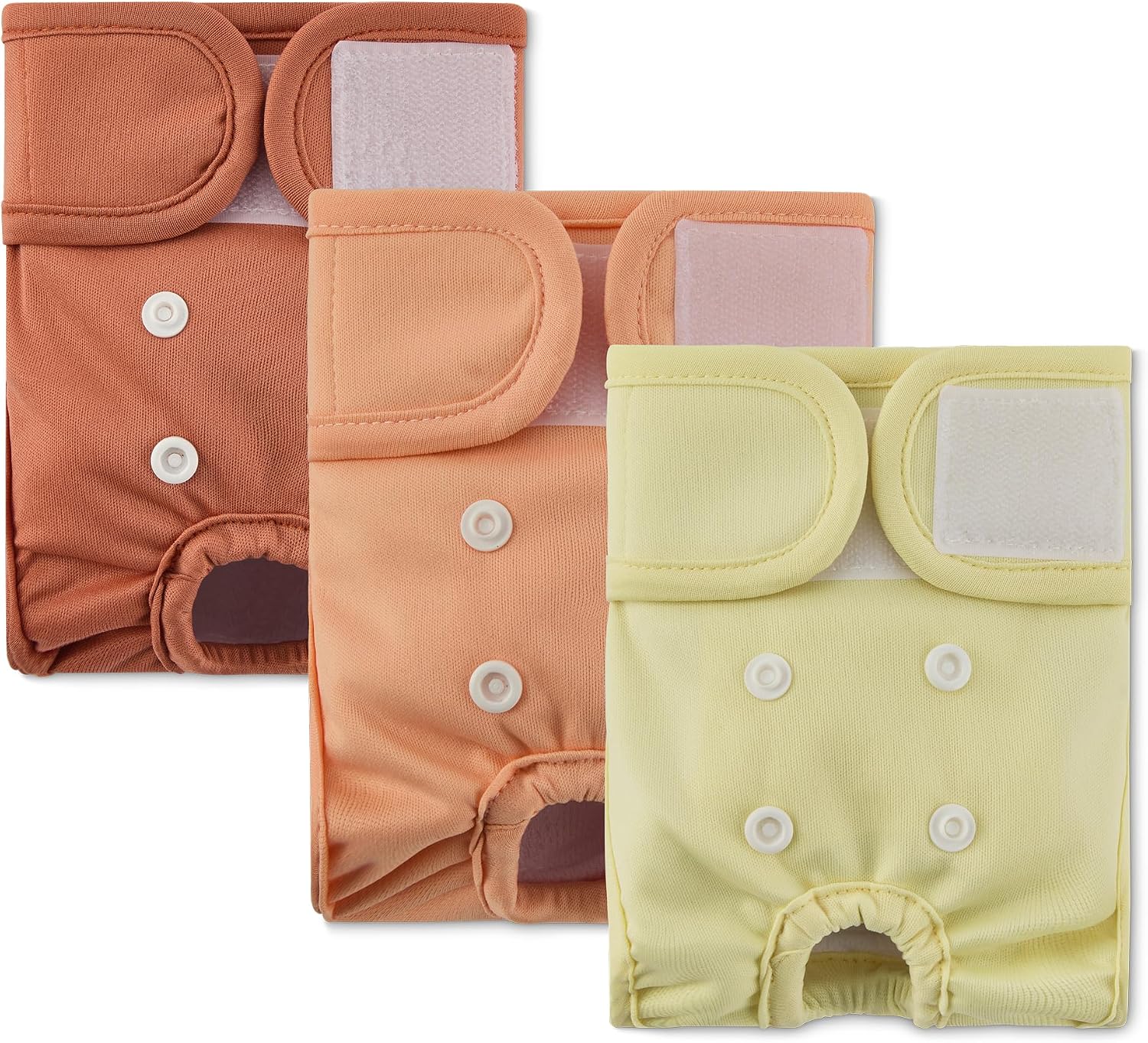 Tail hole details on small size female dog diapers for maximum comfort