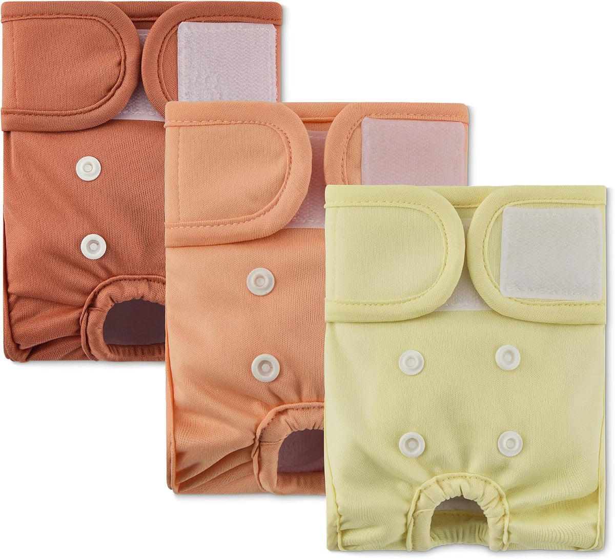 Tail hole details on small size female dog diapers for maximum comfort