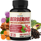 Bmvinvol Berberine with Ceylon Cinnamon front bottle view