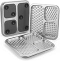 Cdipesp stainless steel lick mat for dogs and cats front view