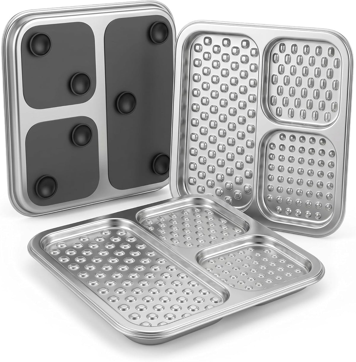 Cdipesp stainless steel lick mat for dogs and cats front view