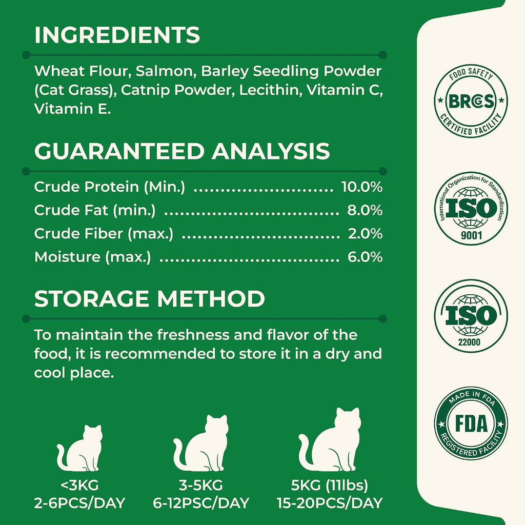 Wellix Cat Grass Treats with Catnip, Hairball & Digestive Support, 13.05 oz - Image 7