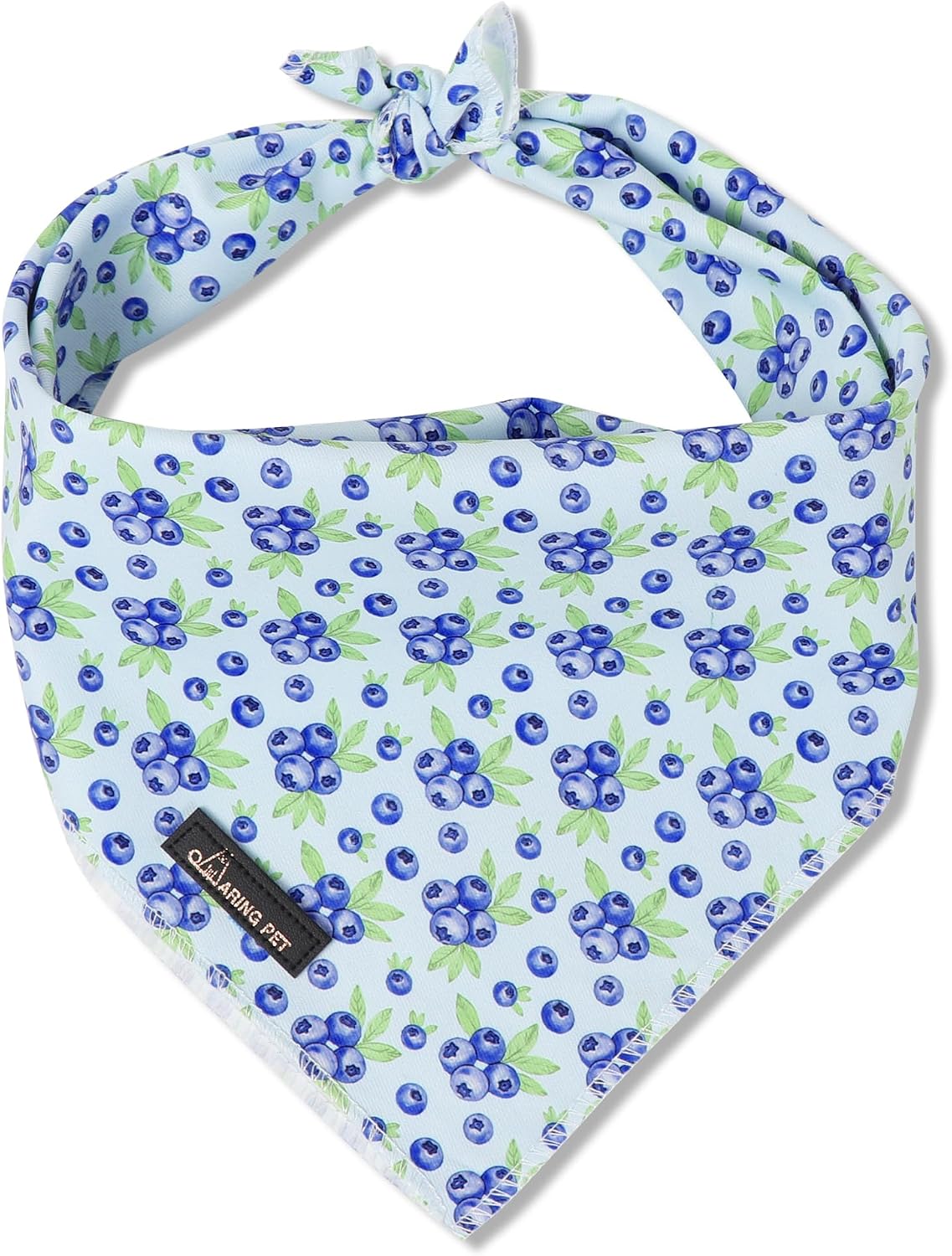 ARING PET Summer Dog Bandana-Cute Blue Dog Bandanas, Comfortable Pet Scarf Dogs Triangle Bibs for Small to Large Boy Girl Dogs and Cats - Image 9