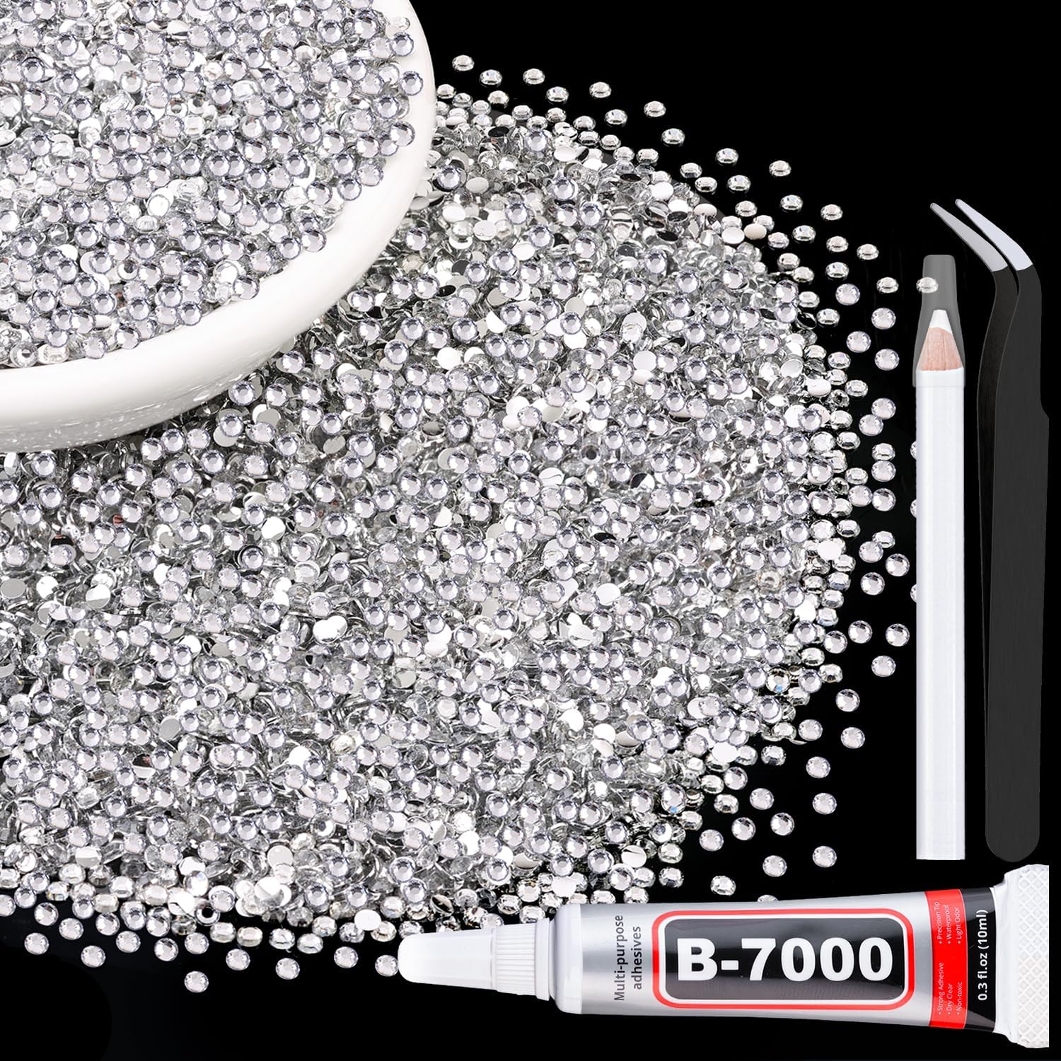 Tinkrstuff resin rhinestone and B7000 glue kit front view