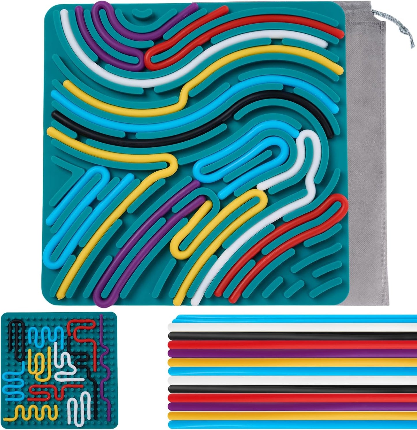 Juggpeng silicone sensory activity board front view