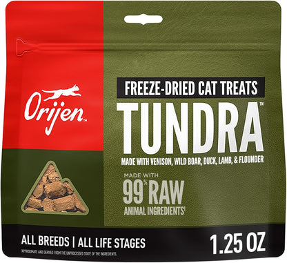 Orijen authentic freeze dried cat supplements seal bag