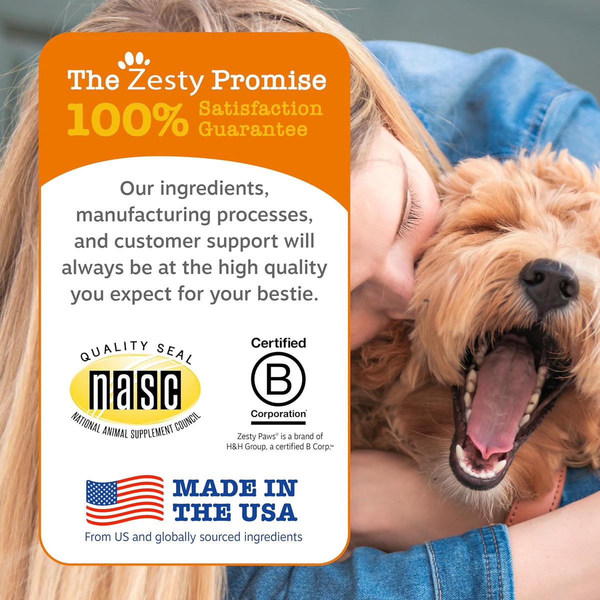 Zesty Paws dental bones for plaque and tartar control