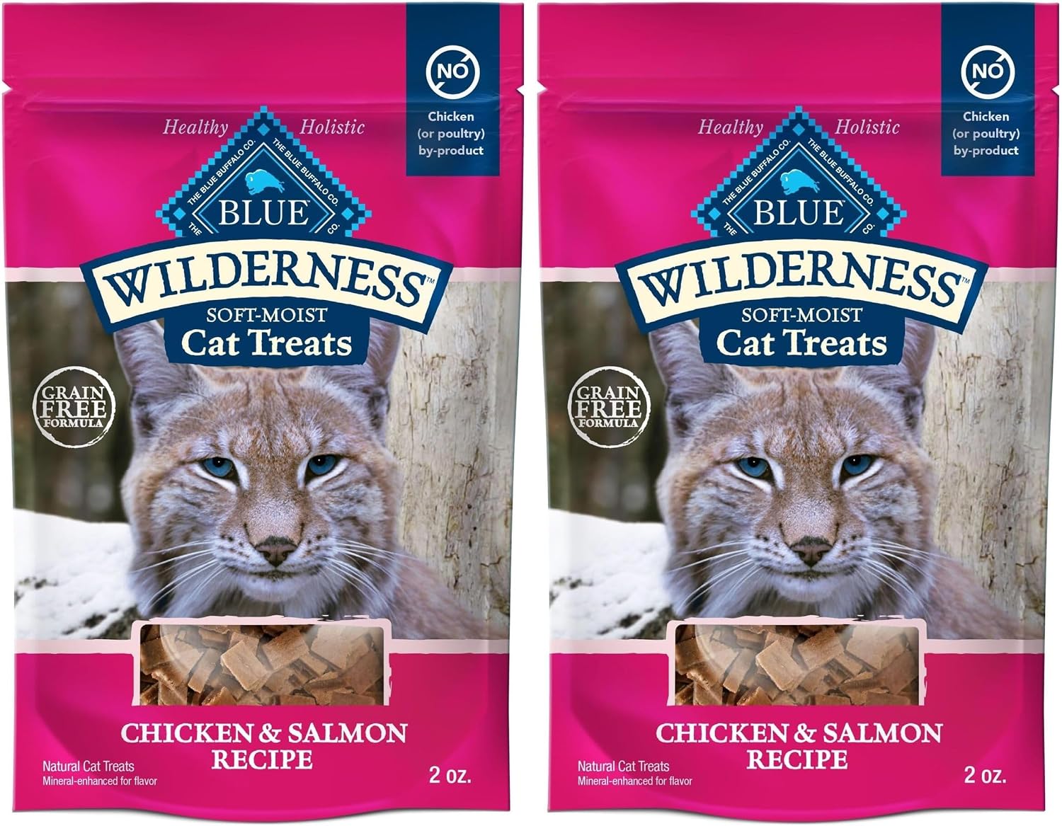 Blue Buffalo Wilderness Grain Free Soft-Moist Chicken & Salmon Cat Treats, 2-oz. Bag - Image 10