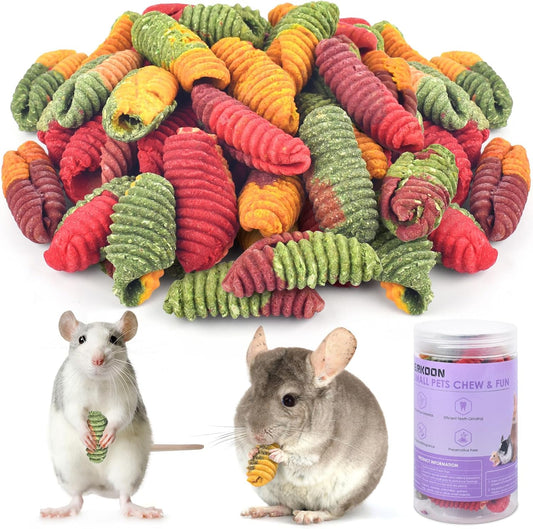 Erkoon chinchilla treats timothy grass chew toys front view