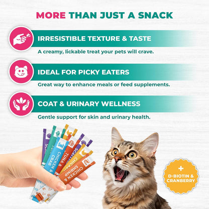 40 count pack of Beloved Pets squeeze tubes for cats