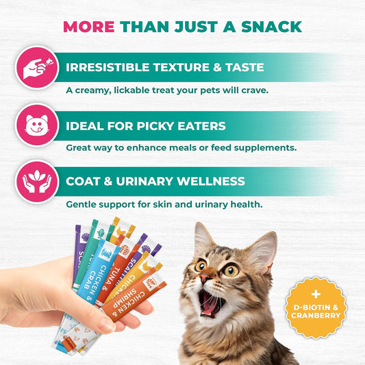 40 count pack of Beloved Pets squeeze tubes for cats