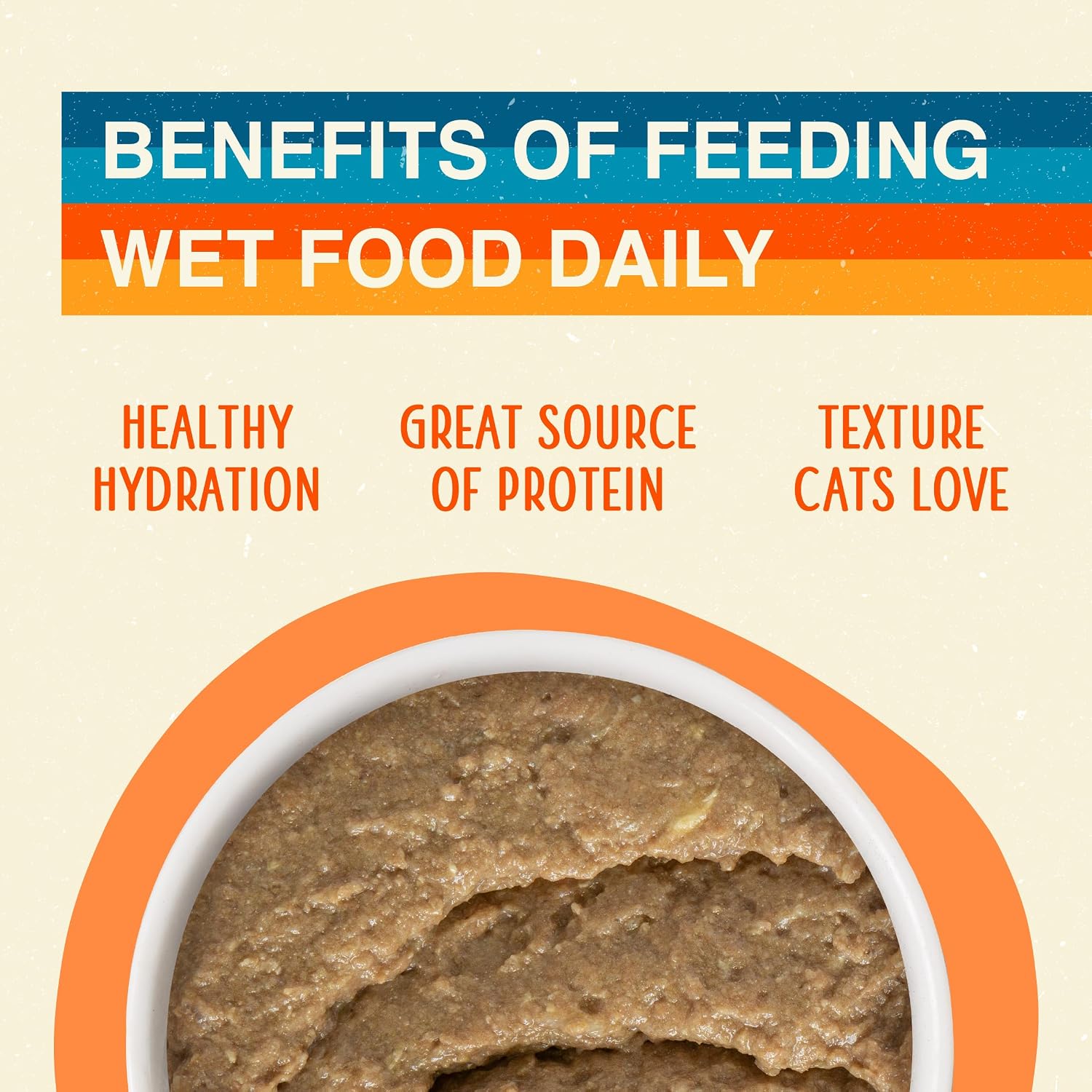 Weruva hydrating chicken and salmon pate cat food texture close up