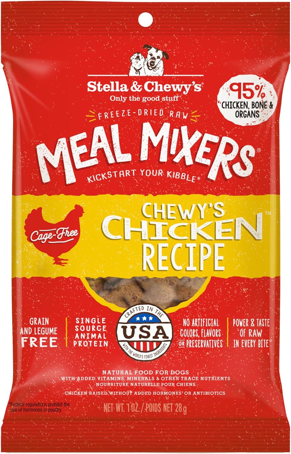 Stella & Chewy's Freeze-Dried Raw Tantalizing Turkey Meal Mixers- Dog Food Topper and Mixer - Made with 95% Cage-Free Turkey, Organs & Bone - Perfect for Picky Eaters - Grain-Free - 1 oz - Image 12