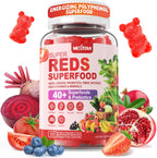 Nextdia Super Greens and Reds Gummies front packaging view