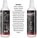 Luxury salon quality dog spray for static reduction and fresh coat shine
