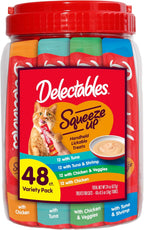 Delectables Squeeze Up Variety Pack, Creamy Squeezable Puree, Lickable Wet Cat Treats, Grain Free, No Fillers, by-Products, Preservatives, 0.5 Ounces Tube, 54 Tubes Total - Image 11