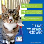 Authentic USA imported Adams flea spray for cats and kittens