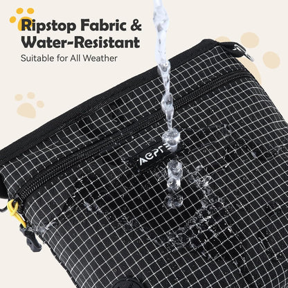 Agptek dog walking bag showing D-ring and shoulder strap