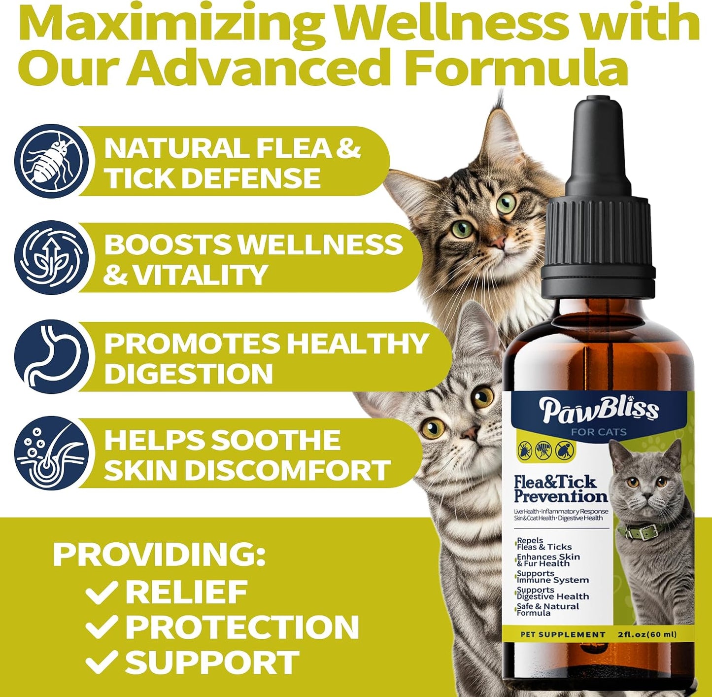 WEALLIN oral cat multivitamins for skin and coat health improvement