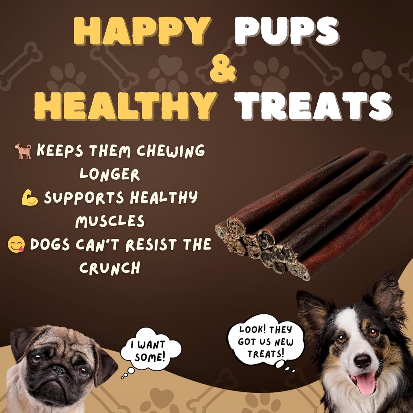 Authentic USA imported Woofley's dog treats pack contents