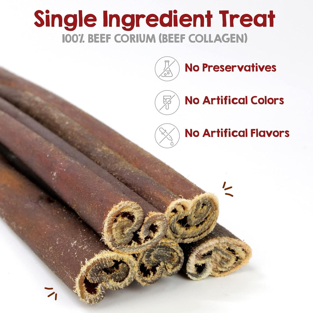 Five count package of Rileys natural dog collagen chews
