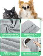 Light grey puppy pouch carrier with pet inside
