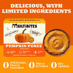 Multibites pumpkin puree 15.5 ounce pack packaging