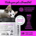 Premo Probiotic 120 servings packaging showing ingredients label