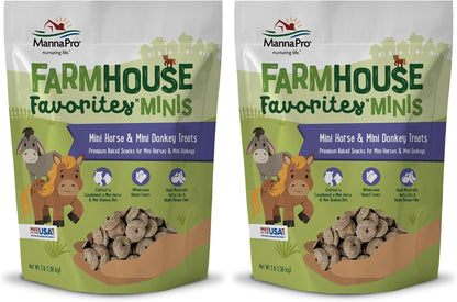 Manna Pro Farmhouse Favorites Mini Goat & Cattle Treats - Premium Baked Snacks for Mini Goats & Mini Cattle - Hand Mixed - Alfalfa & Molasses Flavored - 3lb Bag - Image 9