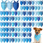 Abbylike 100 Pcs Paw Print Dog Bandanas Bulk Cute Footprint Bandanas for Dogs Triangle Kerchief Bib Scarf for Pets National Dog Day Party Costume Photo Props Accessories Pet Shops (25.6 x 17.7 x 17.7) - Image 12