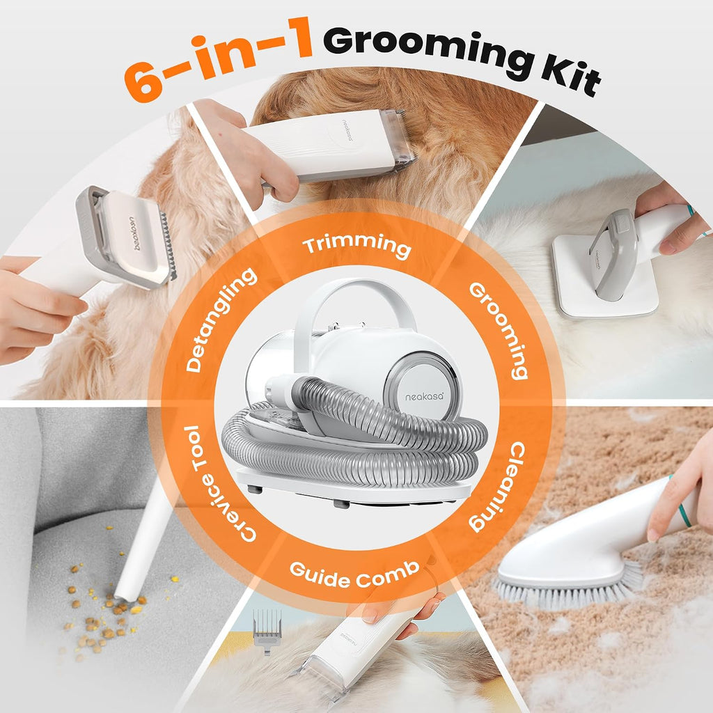Neakasa P1 Pro professional pet hair clippers with detachable guide combs