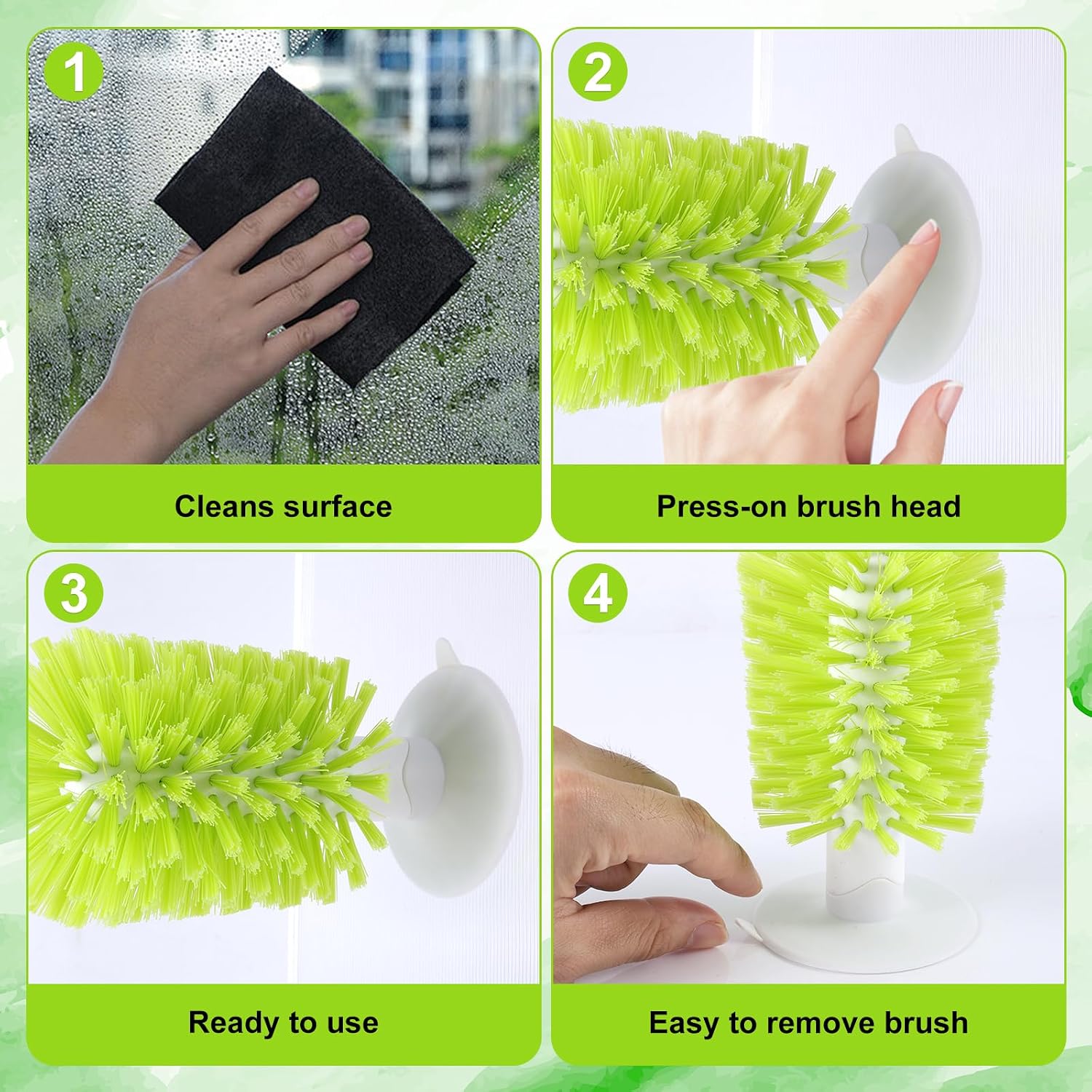 Gosknor ergonomic handheld reptile scrub brush showing handle grip design