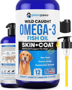 Omega 3 Fish Oil for Dogs - Better Than Salmon Oil - Dog Fish Oil Supplement to Reduce Shedding & Itching - Supports Joints, Brain, and Heart Health - Skin and Coat Supplement - Liquid Fish Oil - Image 9