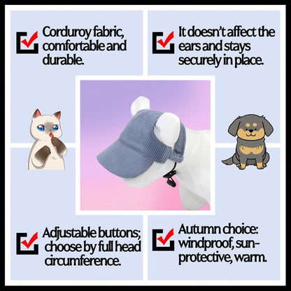 Adjustable chin strap detail on Tabksola pet baseball hat