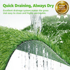Washable puppy pee pad and grass mat setup