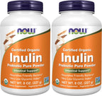 NOW Foods Supplements, Inulin Prebiotic Pure Powder, Certified Organic, Non-GMO Project Verified, Intestinal Support*, 8-Ounce - Image 10